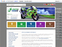 Tablet Screenshot of mototrade.cz